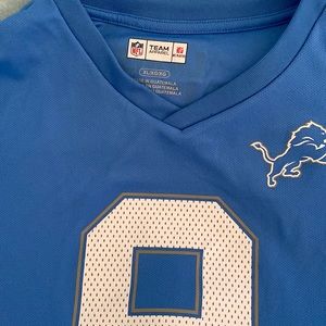 Lions NFL Jersey #9 Stafford X-large only worn a few times